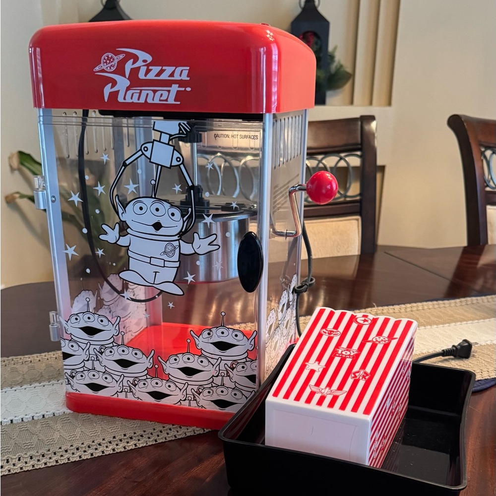 Disney Red Pizza Planet Popcorn Maker